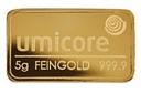 Umicore 5g Goldbarren