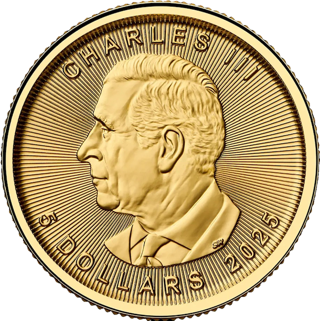 Maple Leaf 1/10 Unze Goldmünze 2025