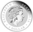 Kookaburra Silver 2013 1oz back