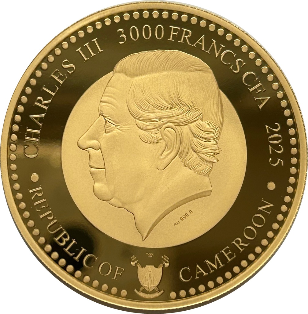 World Famous Dogs Border Collie 1 Unze Goldmünze 2025
