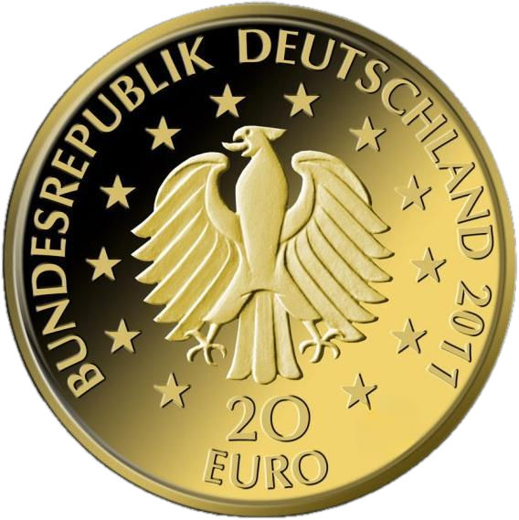 20 Euro Deutscher Wald Buche 1/8 oz Goldmünze 2011 (F)