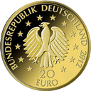 20 Euro Deutscher Wald Fichte 1/8 oz Goldmünze 2012 (A)
