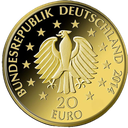 20 Euro Deutscher Wald Kastanie 1/8 oz Goldmünze 2014 (J)