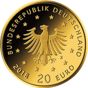 20 Euro Heimische Vögel Uhu 1/8 oz Goldmünze 2018 (D)