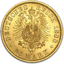 10 Mark Kaiser Friedrich III Goldmünze | Preußen | 1888