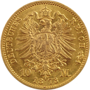 10 Mark Kaiser Wilhelm I. Preußen Goldmünze