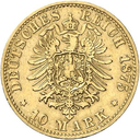10 Mark König Albert Sachsen Goldmünze