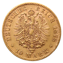 10 Mark König Karl Goldmünze | 1864-1891