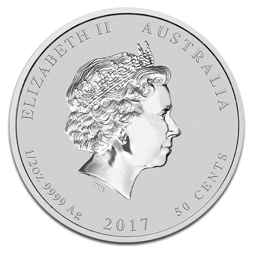 Lunar II Hahn 1/2oz Silbermünze 2017 differenzbesteuert