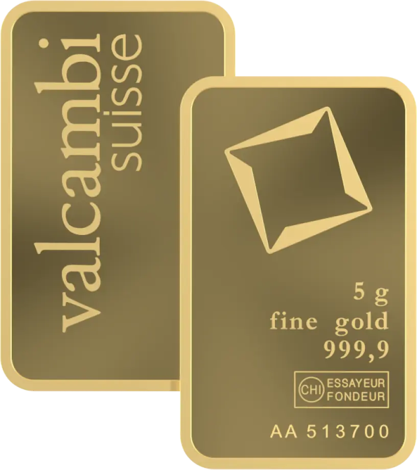 5 Gramm Goldbarren | Valcambi
