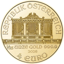 Wiener Philharmoniker 1/25 Unze Goldmünze 2026