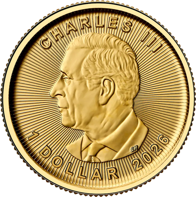 Maple Leaf 1/20 Unze Goldmünze 2026