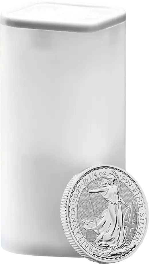 Britannia 1/4 Unze Silbermünze 2027 | differenzbesteuert