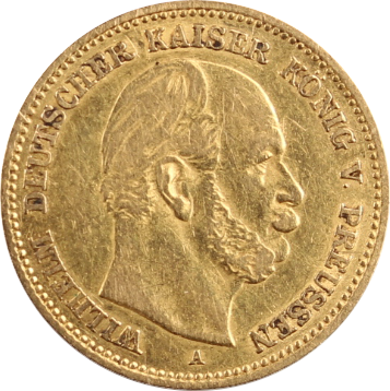 5 Mark Kaiser Wilhelm I. Preußen Goldmünze | 1877 C