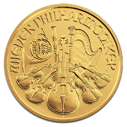 Wiener Philharmoniker 1/10oz Goldmünze