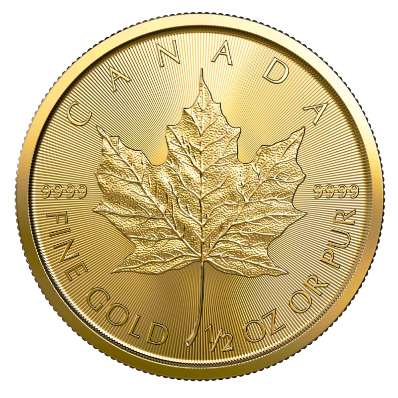 Maple Leaf 1/2oz Goldmünze 2019