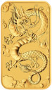 Drache 1 Unze Goldmünze rechteckig 2019