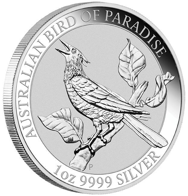 Birds of Paradise Manucodia Paradiesvogel 1 Unze Silbermünze 2019 | differenzbesteuert