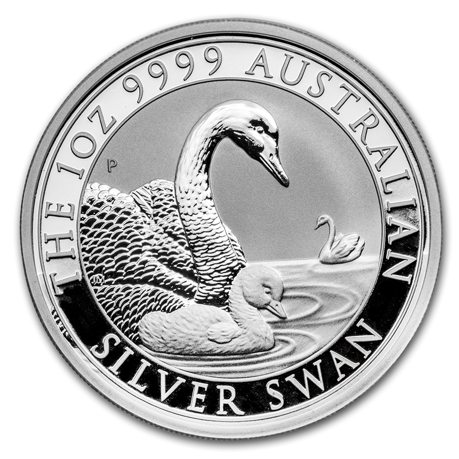 Australien Schwan 1 Unze Silbermünze 2019 | differenzbesteuert