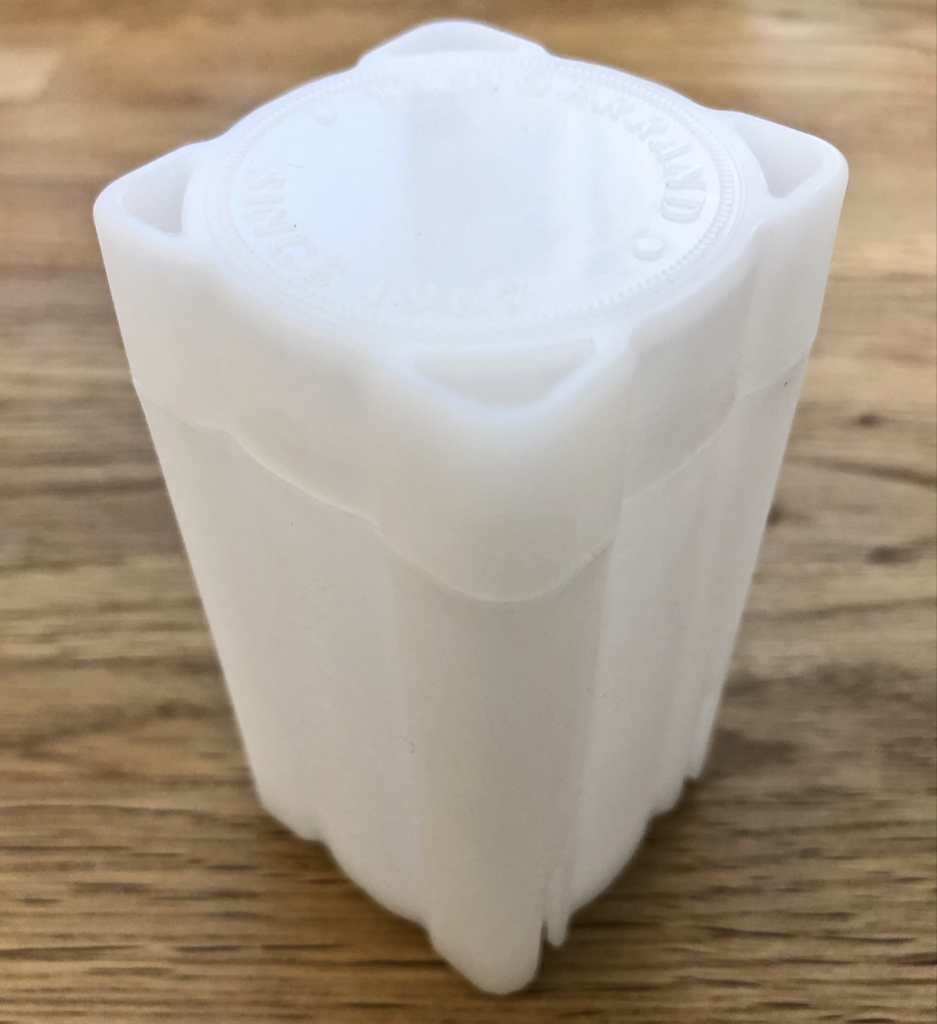 Original Münztube für "Krügerrand" 1 Unze Silber - (leer)