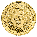 Queen's Beasts White Greyhound of Richmond 1/4 Unze Goldmünze 2021