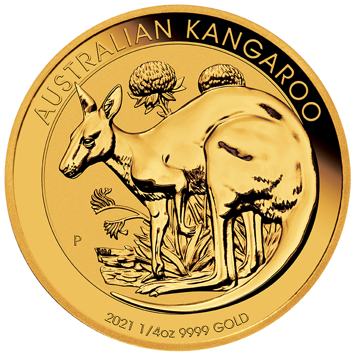 Känguru 1/4 Unze Goldmünze 2021