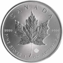 Maple Leaf 1 Unze Silbermünze - verschiedene Jahre | differenzbesteuert