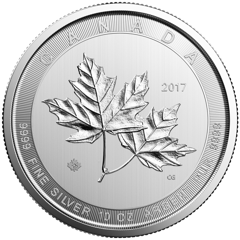 Maple Leaf 10 Unzen Silbermünze 2017 | differenzbesteuert