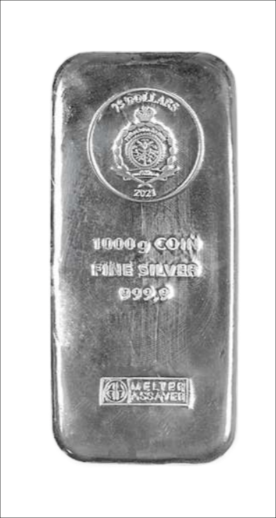 Niue Argor Heraeus Münzbarren 1 Kilo Silber | differenzbesteuert
