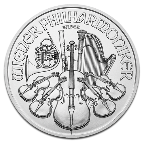 Wiener Philharmoniker 1 Unze Silbermünze 2017 | differenzbesteuert