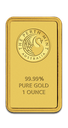 31,1 Gramm (1oz) Goldbarren | Perth Mint mit Zertifikat - Känguru