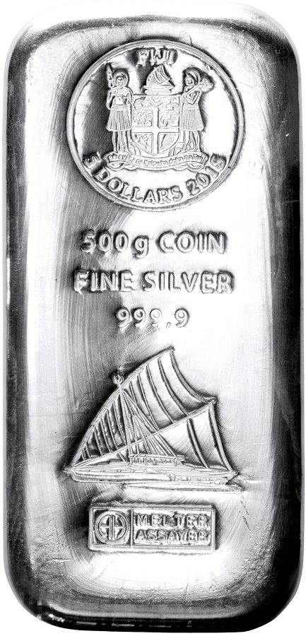 Fiji Münzbarren 500 Gramm Silber | differenzbesteuert