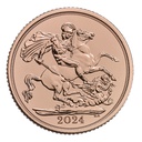 1 Pfund Sovereign Charles III Goldmünze 2024