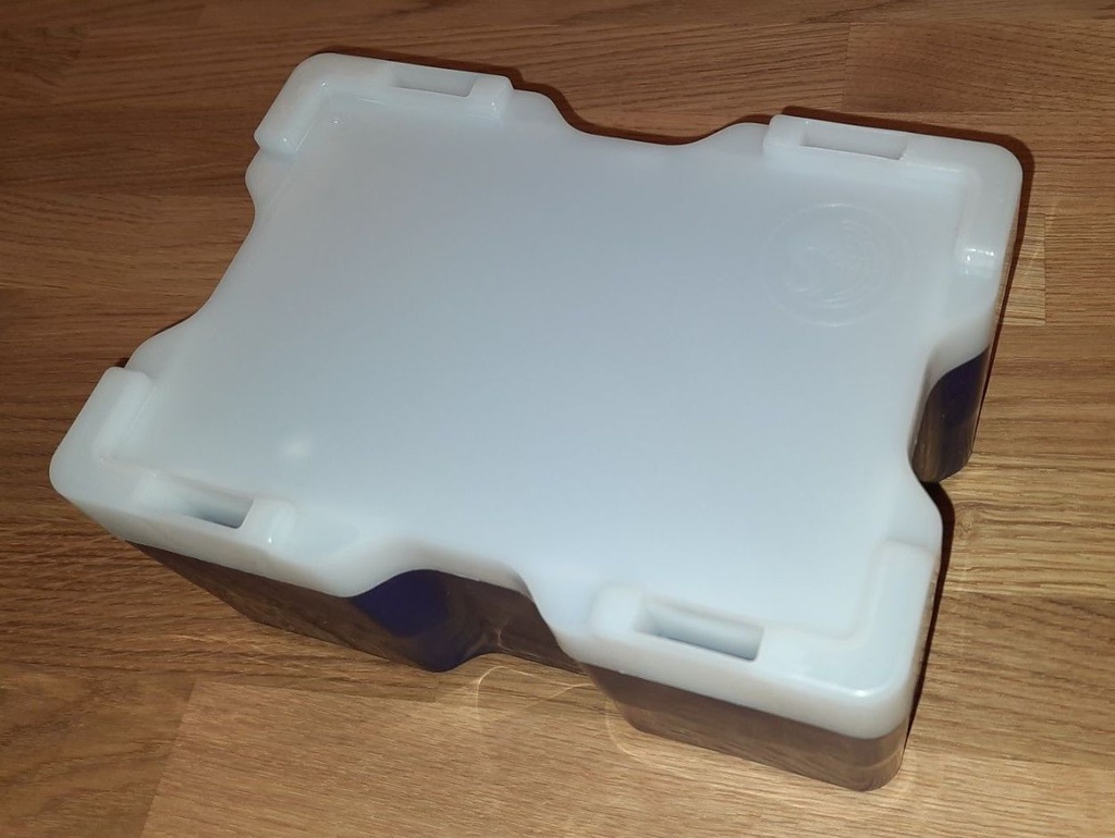 Original Masterbox "Australien Drache rechteckig" Silber - (leer)