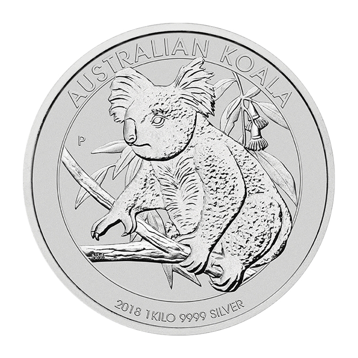 Koala 1 Kilo Silbermünze 2018 differenzbesteuert