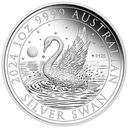 Australien Schwan 1 Unze Silbermünze 2024 | differenzbesteuert