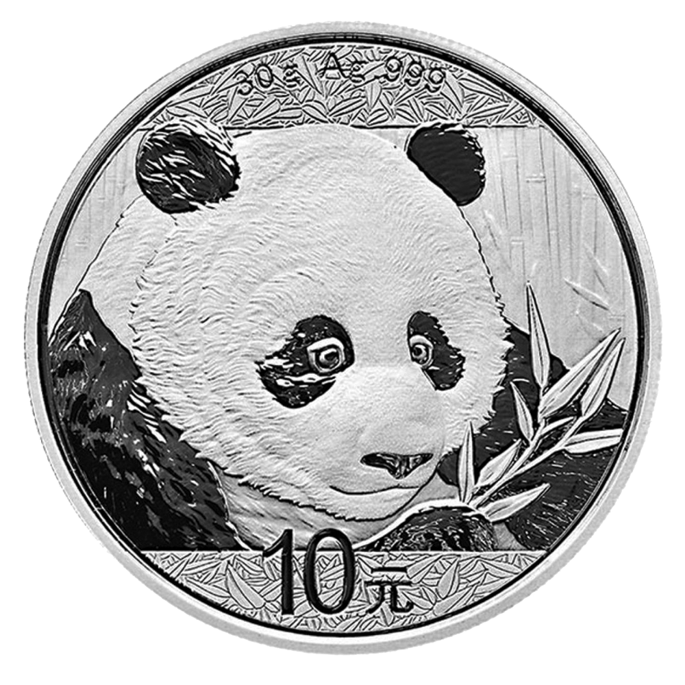 China Panda 30g Silbermünze 2018 | differenzbesteuert