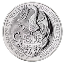 Queen's Beasts Red Dragon of Wales 10 Unzen Silbermünze 2018 | differenzbesteuert