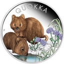 Australien Quokka 1 Unze Silbermünze 2023 coloriert | Proof