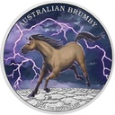 Australien Brumby 1 Unze Silbermünze 2024 - coloriert | differenzbesteuert