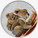 Australien Koala 1 Unze Silbermünze 2023 coloriert | Coincard