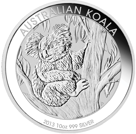 Koala 10 Unzen Silbermünze 2013 | differenzbesteuert