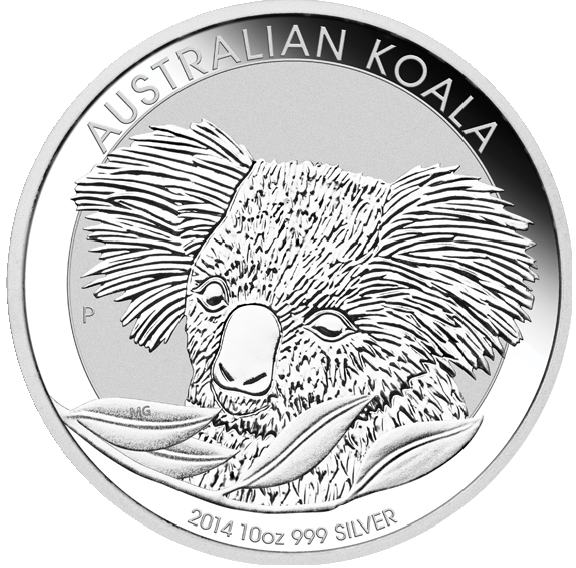 Koala 10 Unzen Silbermünze 2014 | differenzbesteuert
