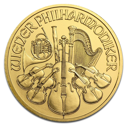 Wiener Philharmoniker 1/4oz Goldmünze 2015