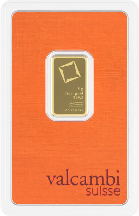 5 Gramm Goldbarren | Valcambi