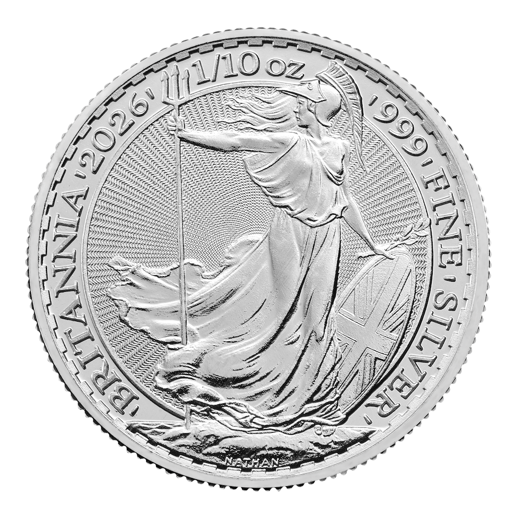 Britannia 1/10 Unze Silbermünze 2026
