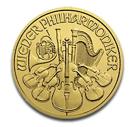 Wiener Philharmoniker 1/2 Unze Goldmünze verschiedene Jahre