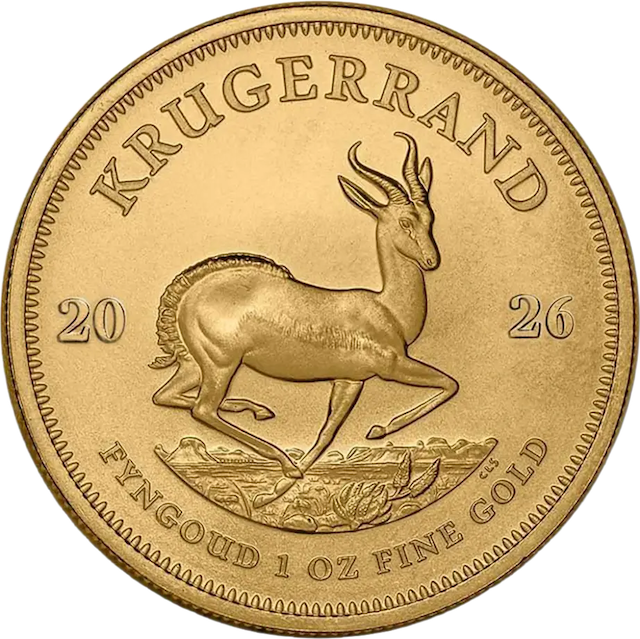 Krügerrand 1 Unze Goldmünze 2026