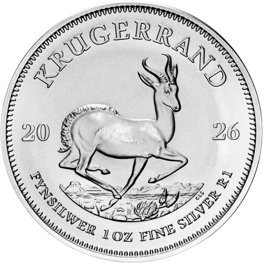 Krügerrand 1 Unze Silbermünze 2026