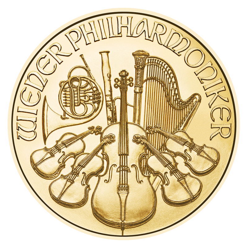 Wiener Philharmoniker 1/25 Unze Goldmünze 2026